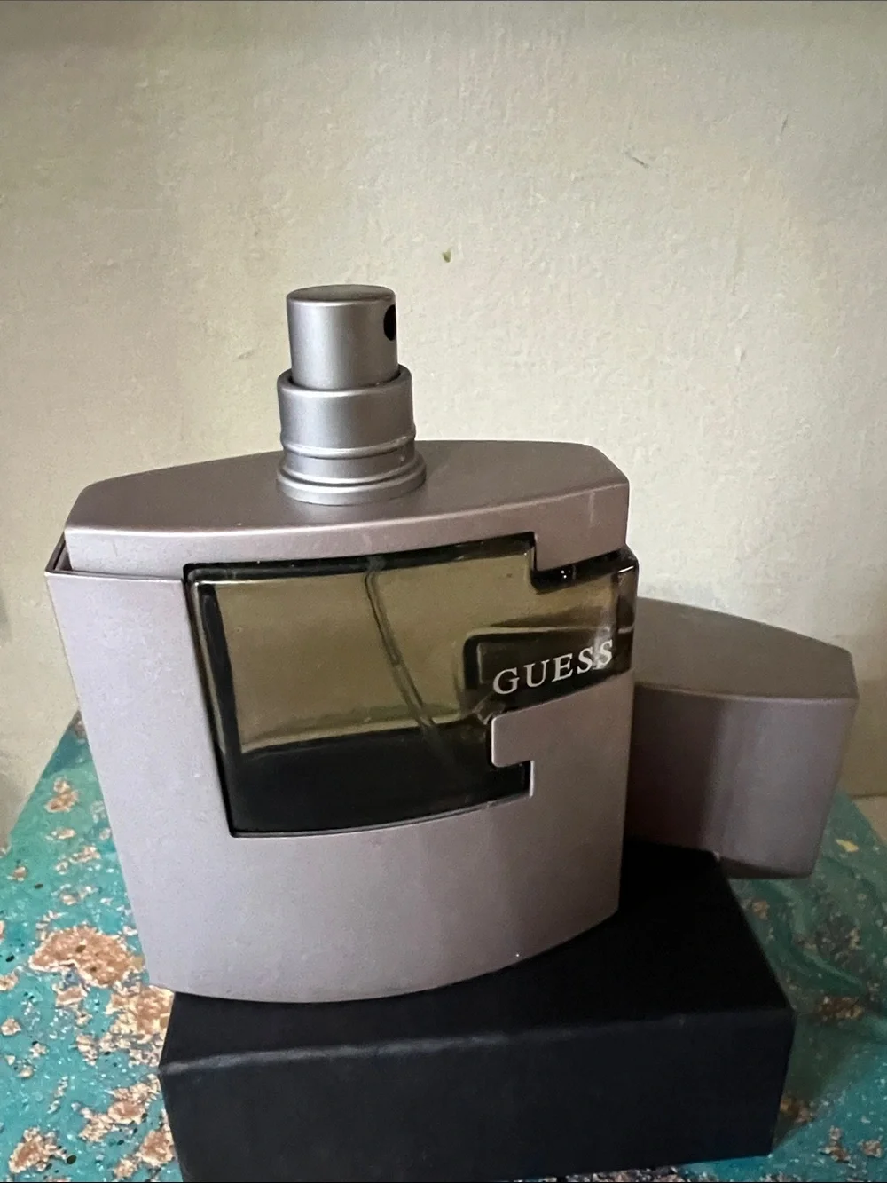 Guess Men's Fragrance Bottle in Matte Taupe and Black Accents